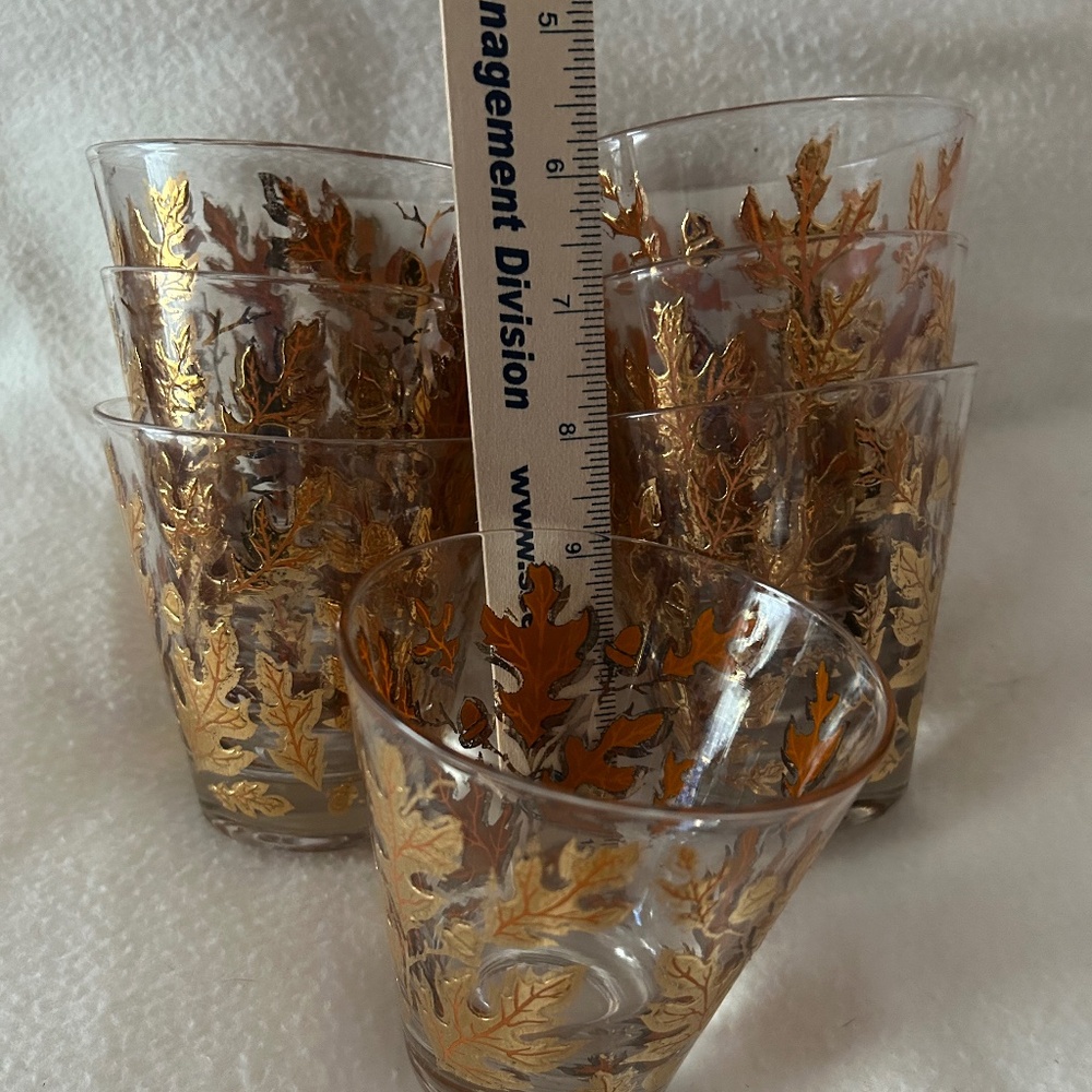 Culver Barware Rocks Glasses Mid-Century 7 pieces